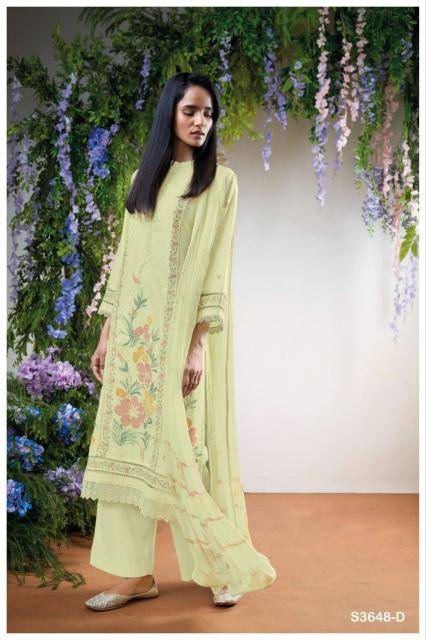 Ganga nyomi 3648 Wholesale dress materials online